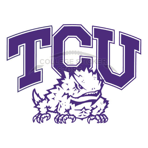 Homemade TCU Horned Frogs Iron-on Transfers (Wall Stickers)NO.6430